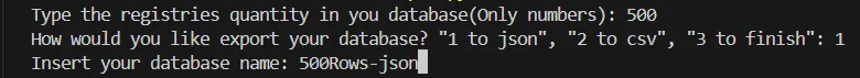 JSON Generation Example