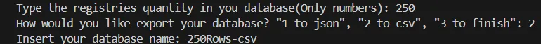 CSV Generation Example